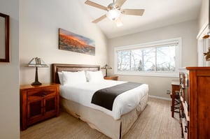 Bright main bedroom