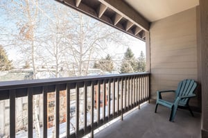 Snow Flower 127 offers a private patio to soak in the views.