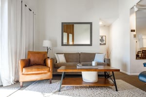 Sofa sleeper in the living room