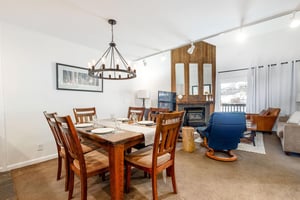 Dining room and living room