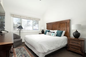 Bright main bedroom