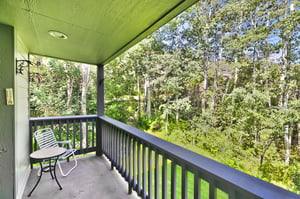 Enjoy the private patio on a beautiful summer day with aspen groves