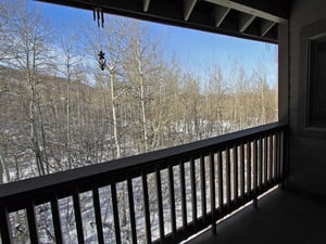 Relax on the private balcony