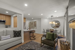 Snow Flower 44s living room with modern and cozy furnishings.