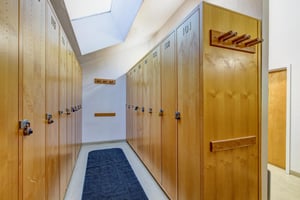 Brand new ski lockers in building 3