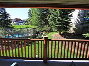 Private patio