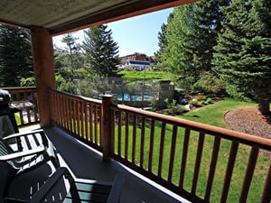 Overlooking the pool and First Time Chairlift