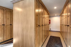 The Snow Flower Condominiums Building 2 locker room