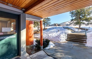 Building 2 locker room with skiin skiout access.