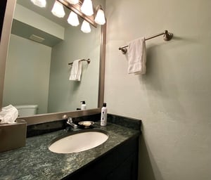 Powder room on first level