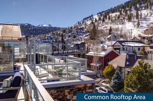 Old Towns Rio Grande vacation rental roof top deck.
