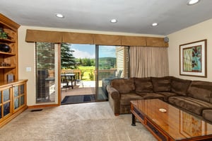 Comfortable furnishings in the living room.