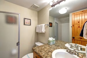 Another bathroom with a shower only.