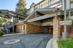 The private parking garage at Snow Flower Condominium.