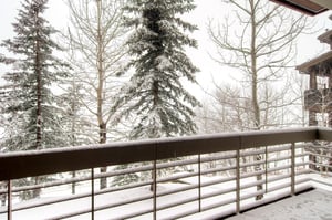 Private deck  Park City LodgingPowder Run C11