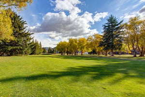 The public golf course is right out your front door.