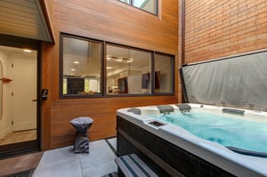 Ski Captain Molly offers a private hot tub on the private patio.