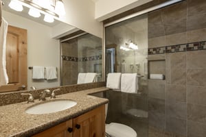 Loft area bathroom.