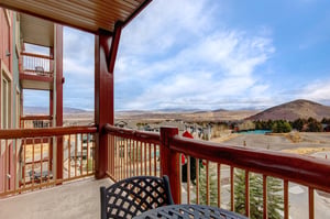 Step onto your private balcony and soak in the breathtaking mountain views.