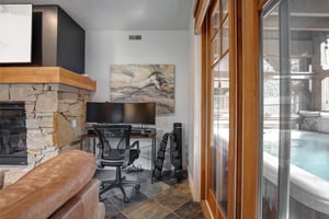 Enjoy your own dedicated workspace with dual monitors and ergonomic seating.