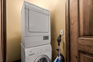 The private washer and dryer.