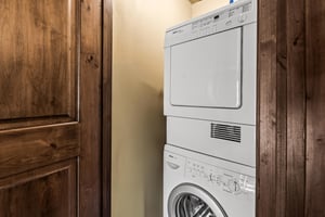 The private washer and dryer.