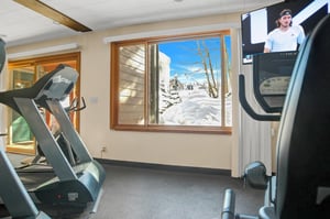 Fitness Room includes various machines and free weights