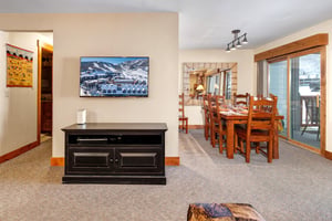 Gather around your spacious dining table with seating for up to 8 guests.