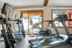 Stay active in the fitness center, where treadmills and equipment keep your routine on track.