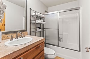 Snow Flower Condominium 14s additional bathroom with shower.
