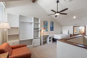 Premier Snow Flower Condominium 130s additional roomloft with extra seating and twin bed.
