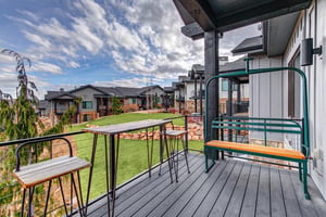 Step onto your private balcony with seating for two.