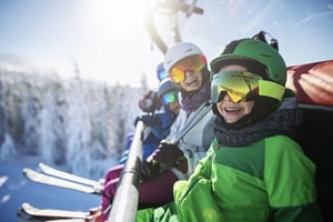 Lowell 203, a private vacation rental, is skiinskiout at the base of Park City Mountain Resort in Park City, Utah.