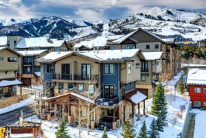 This Blackstone vacation rental in Canyons Village is nestled below the snowcapped peaks of Canyons Resort.