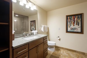 34 bathroom, vanity lighting, tiled floors