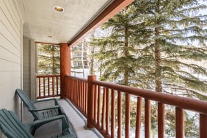 Beautiful views from the private patio