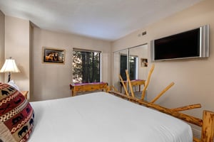 Park Station 120 has a main suite with a kingsize bed.