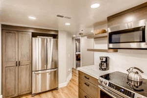 Updated appliances and modern touches