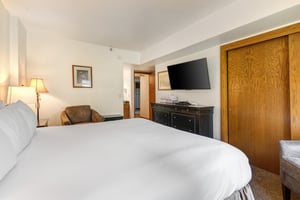 Park Station 218 offers a main suite with a kingsize bed and flat screen TV.