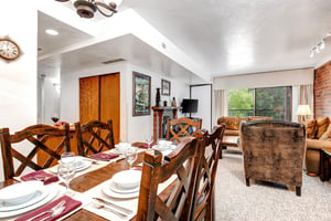 Park Station 124 has a dining area with seating for 6 guests.