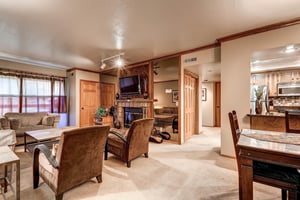 Comfortable stylish living dining  Park City LodgingPark Station2471Living Room