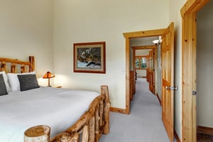 The third bedroom with a king size bed.