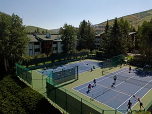 Tennis and pickleball courts summer only