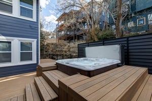 Blue Church Lodge C offers a brand new common area hot tub.