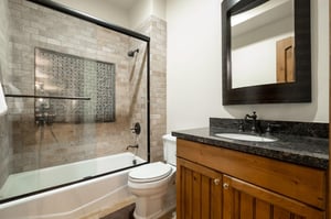 Full lower level bathroom