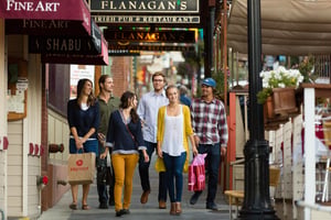 Shopping on Historic Main Street