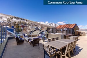Rio Grande vacation rental roof top deck.