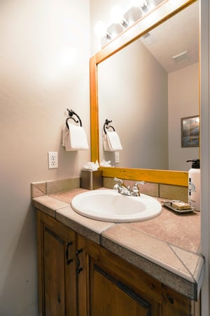 Main level powder room, half bathroom