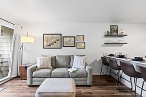 The sofa can turn into a queen size sleeper sofa.