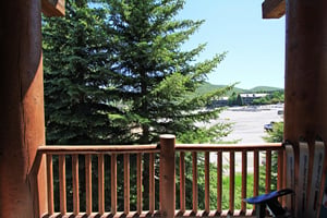 Relax on the private patio